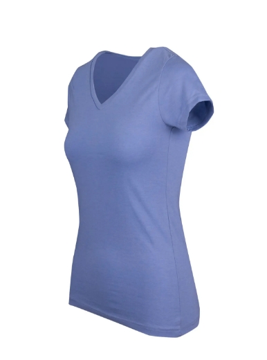 Picture of RAMO, Ladies Marl V-Neck T-Shirt